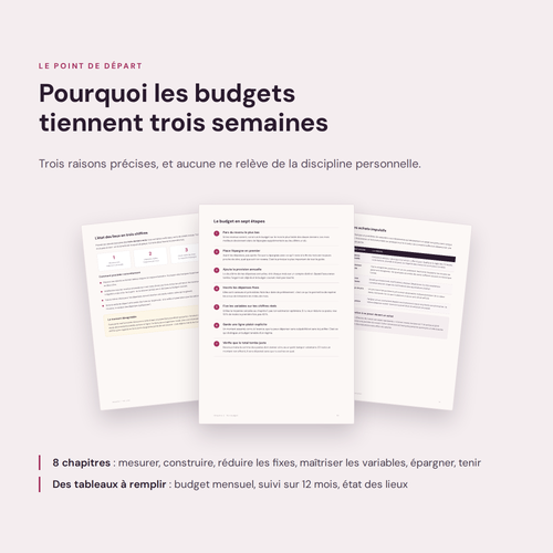 Créer son budget et faire des économies – Guide PDF