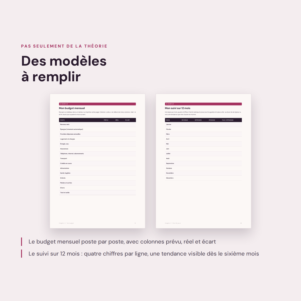 Créer son budget et faire des économies – Guide PDF