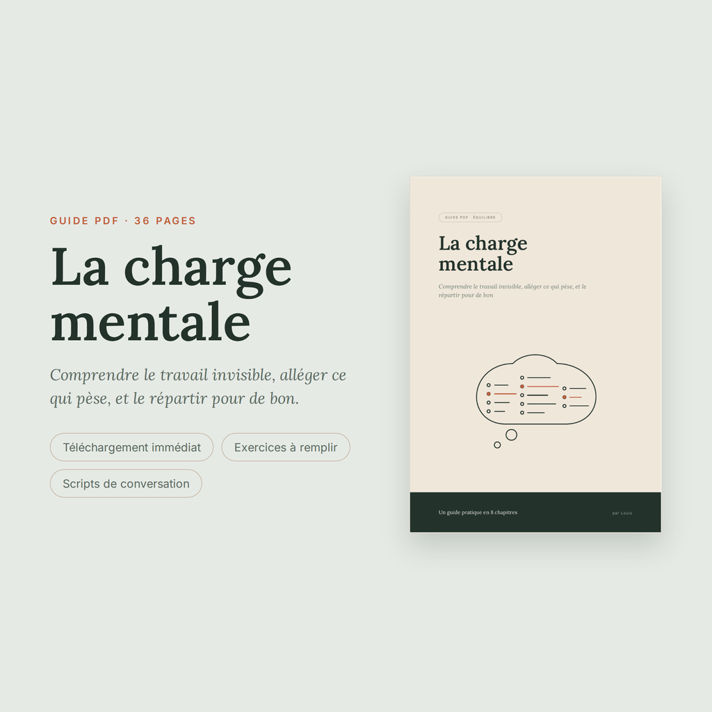 La charge mentale – Guide PDF