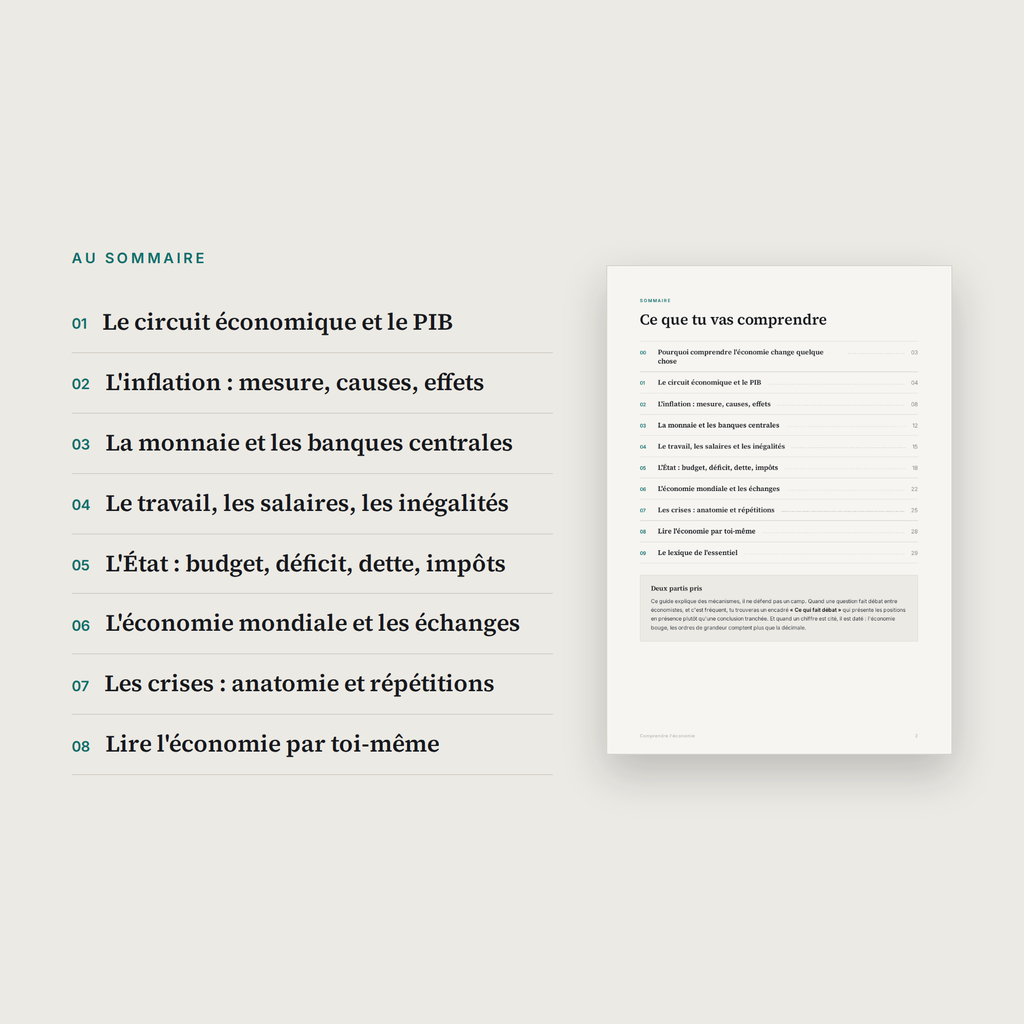 Comprendre l'économie — Guide PDF