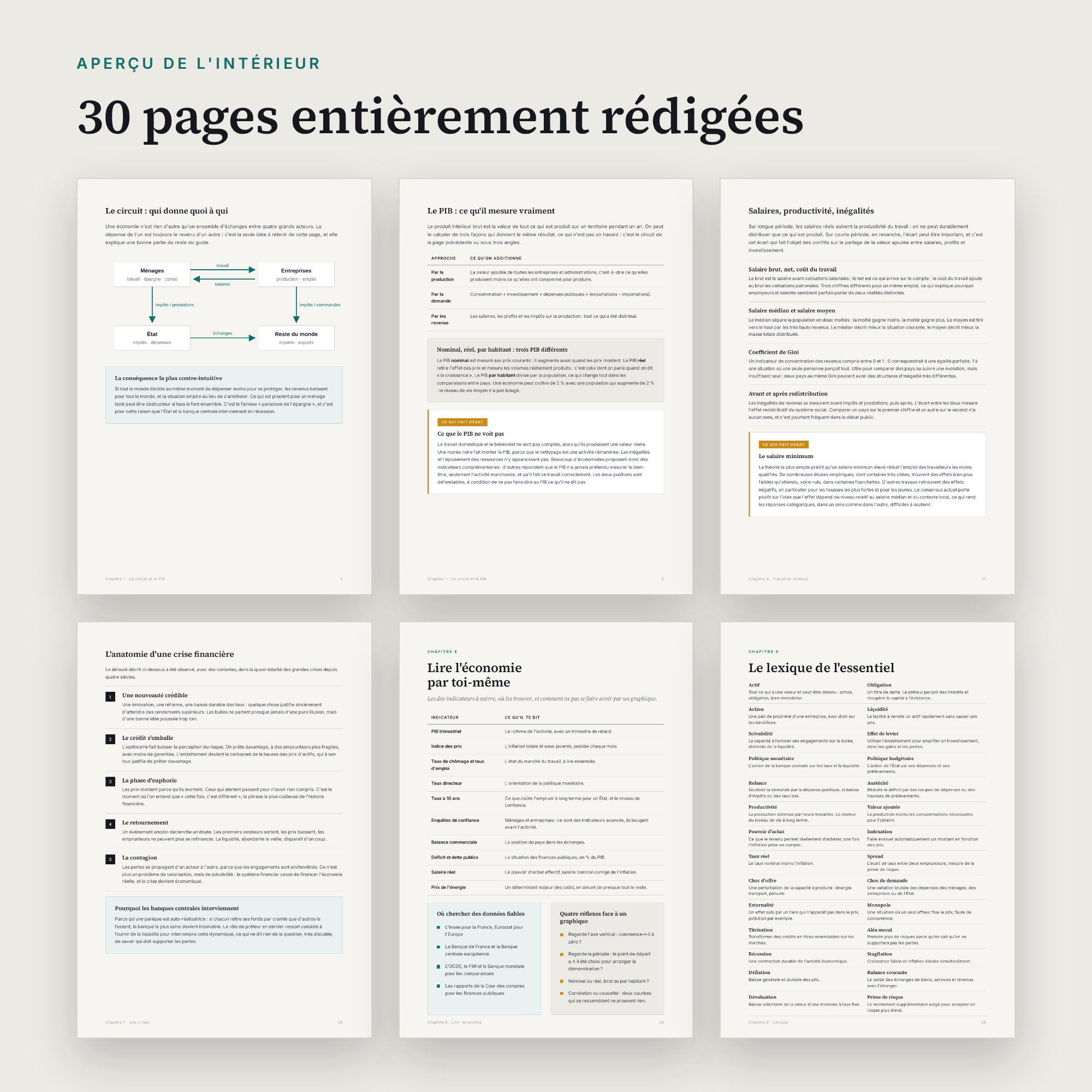 Comprendre l'économie — Guide PDF