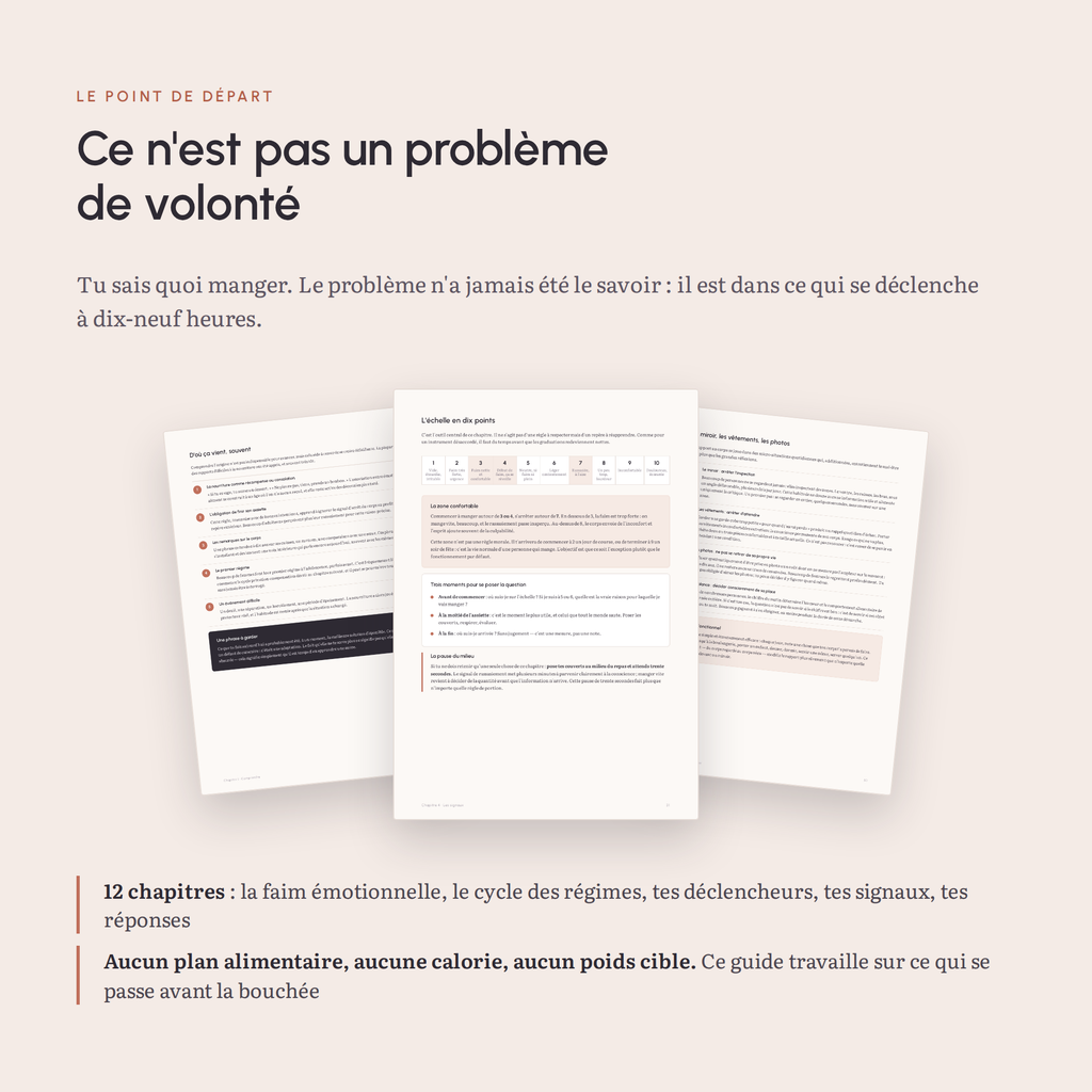 Perdre ses kilos émotionnels sans régime
