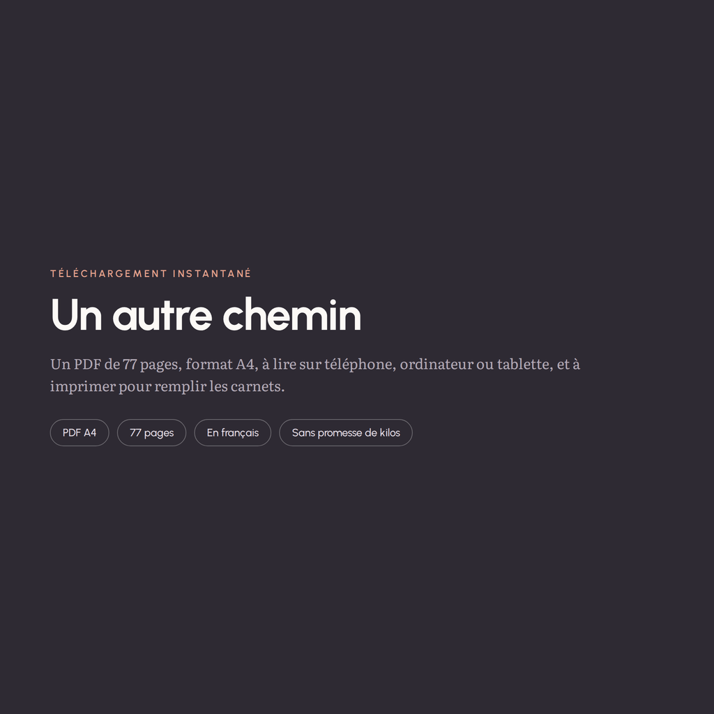 Perdre ses kilos émotionnels sans régime