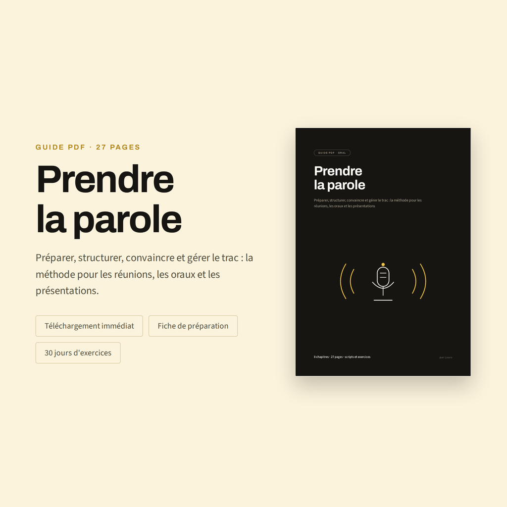Prendre la Parole