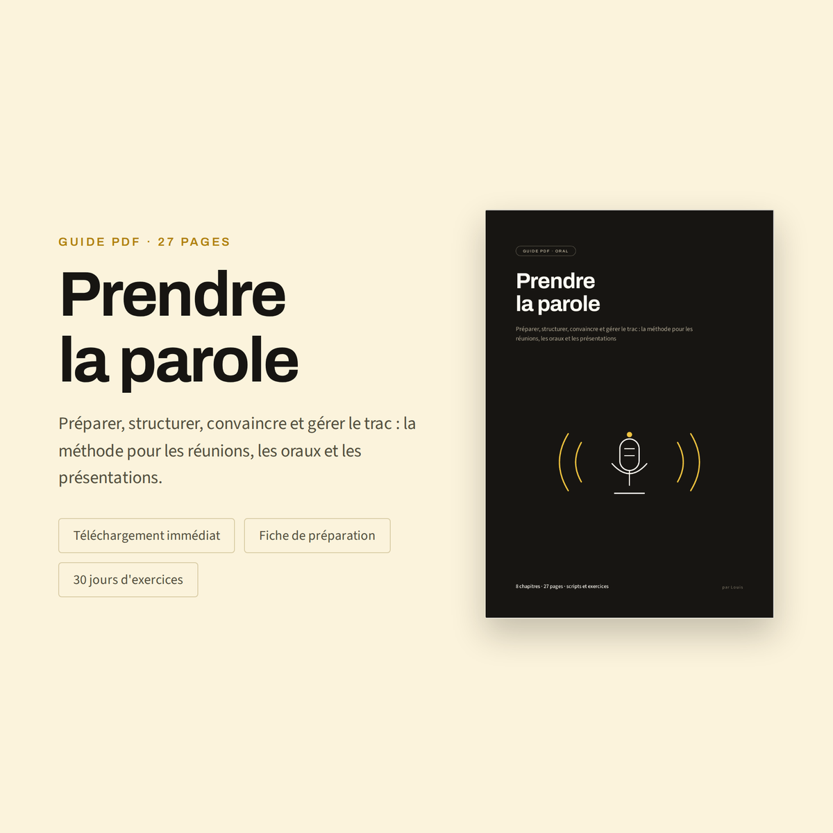 Prendre la Parole