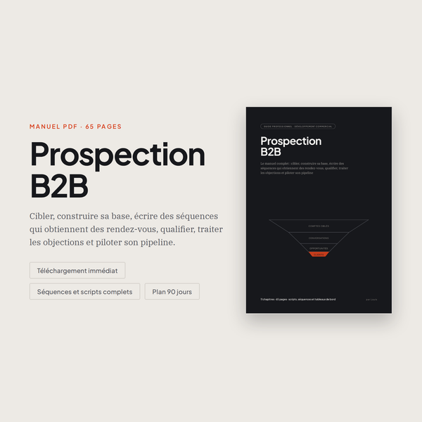 Prospection B2B – Le Manuel Complet