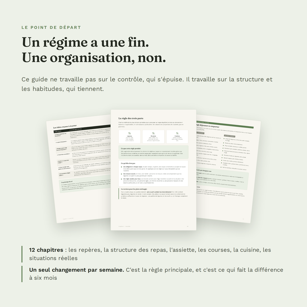 Rééquilibrage alimentaire