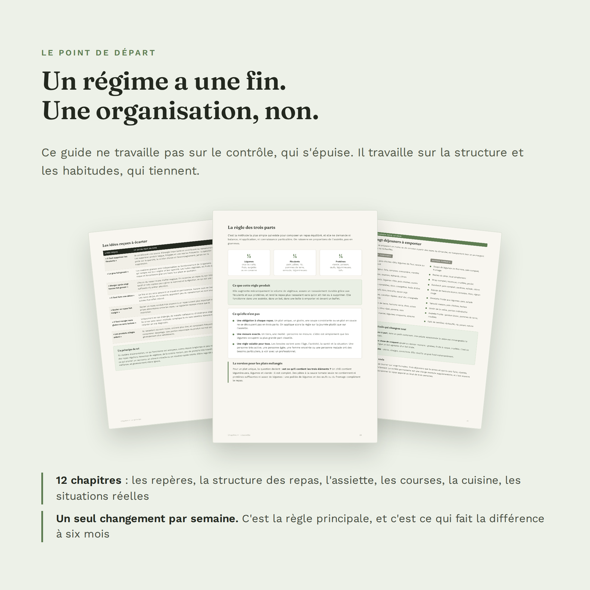 Rééquilibrage alimentaire