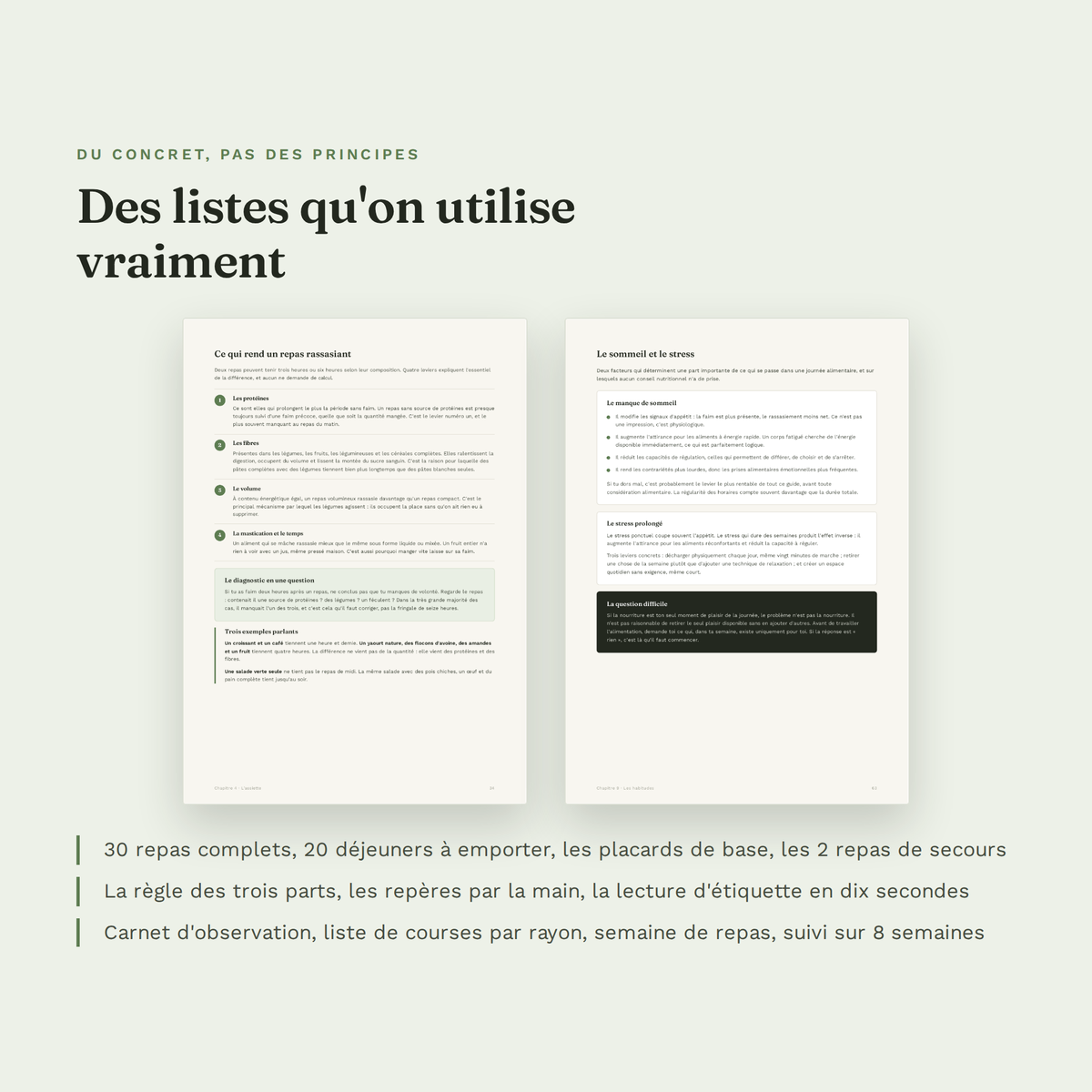 Rééquilibrage alimentaire
