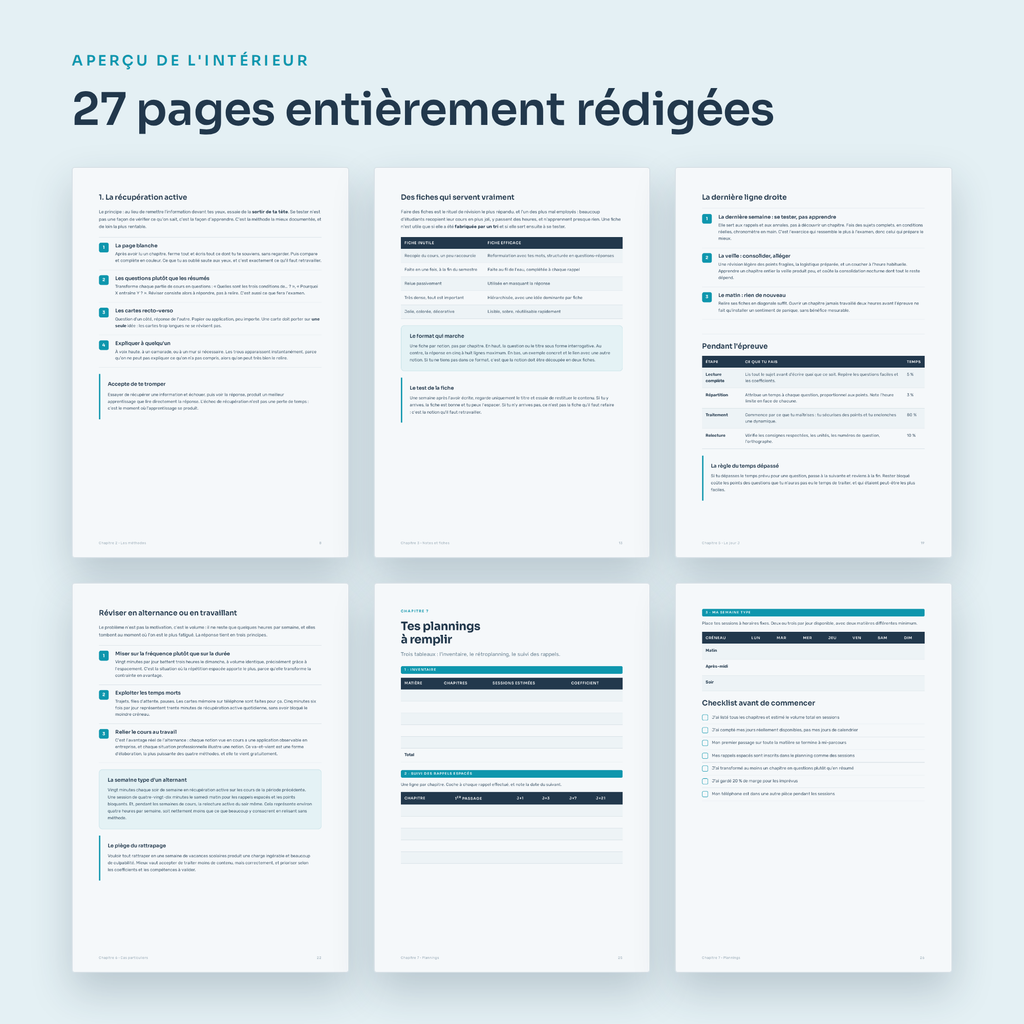 Apprendre et Réviser Efficacement